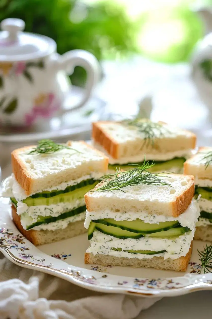 Cэндвичи с огурцами — Maxvel Catering