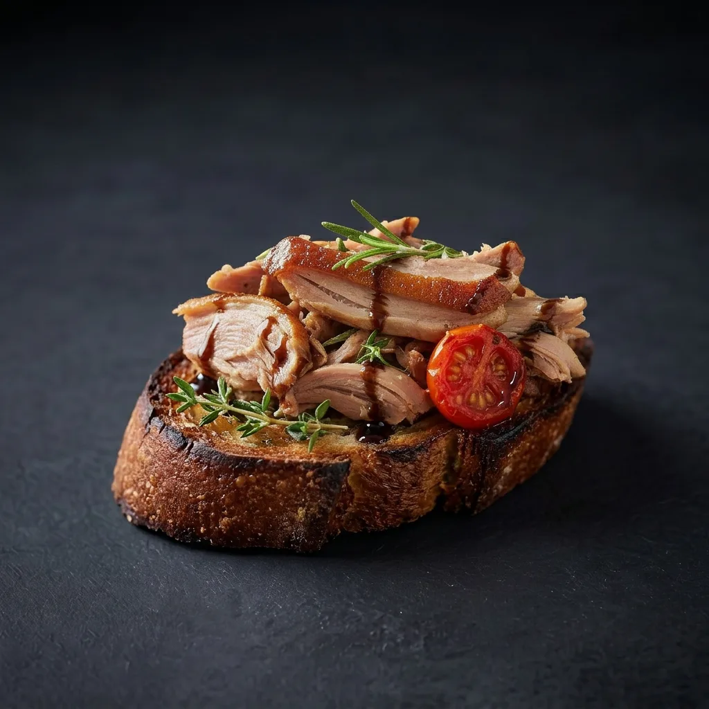 Брускетта с уткой — Maxvel Catering