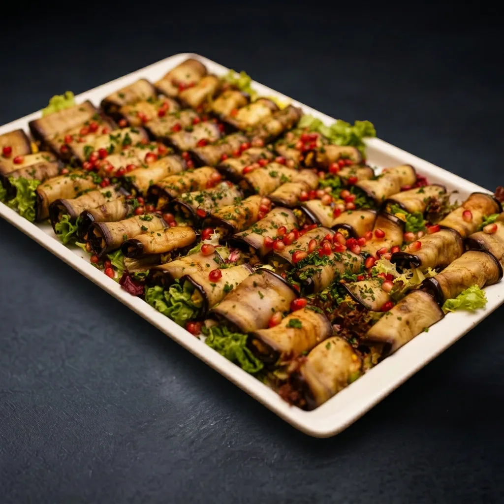 Домашние рулетики с баклажанами — Maxvel Catering