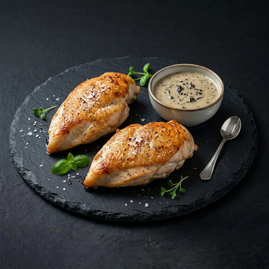 Куриное филе с трюфельным соусом — Maxvel Catering