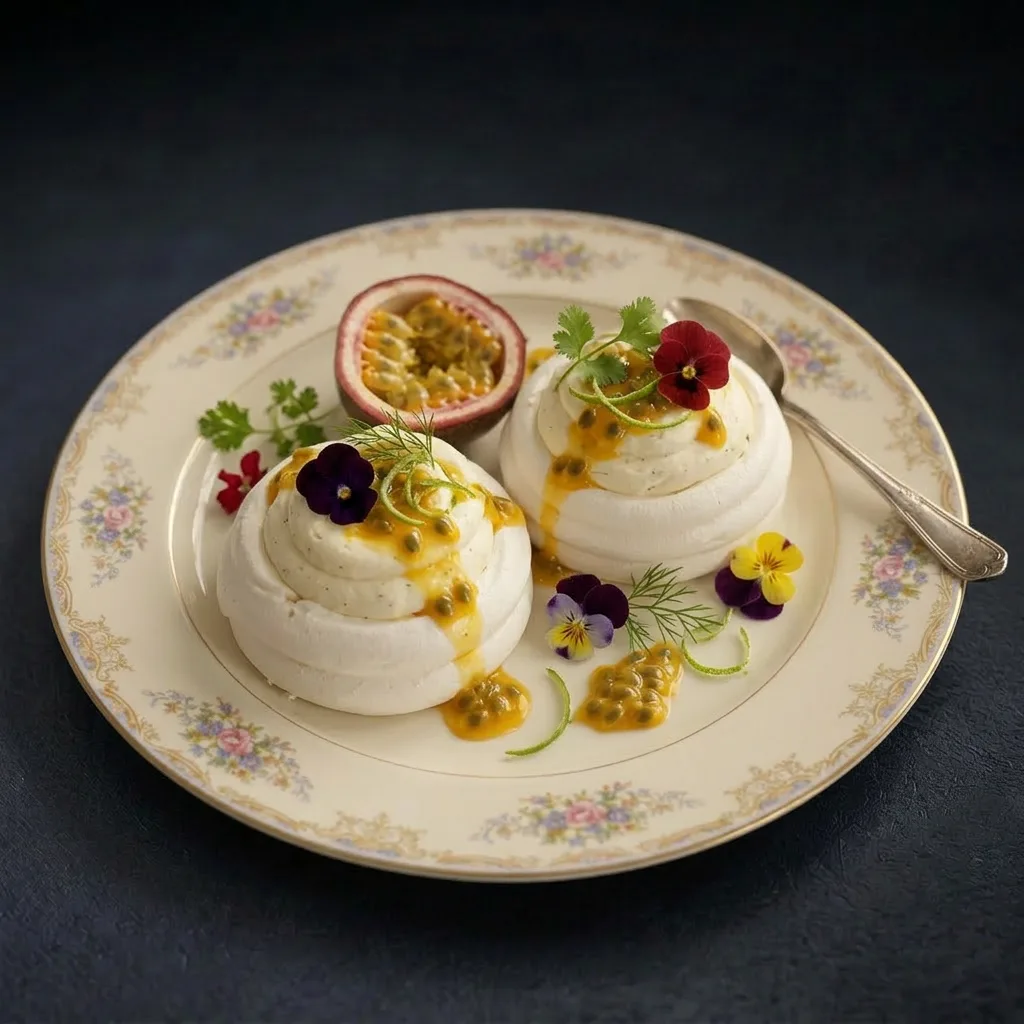 Павлова с маракуйя — Maxvel Catering
