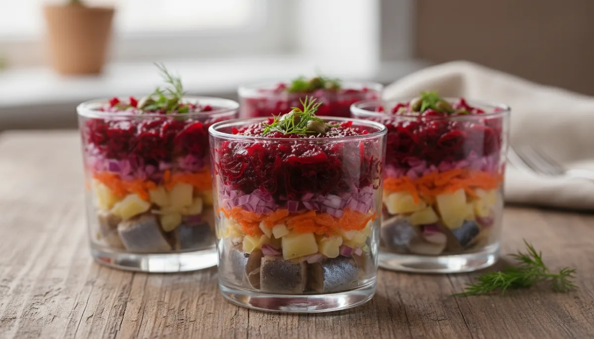 Традиционная сельдь под шубой — Maxvel Catering